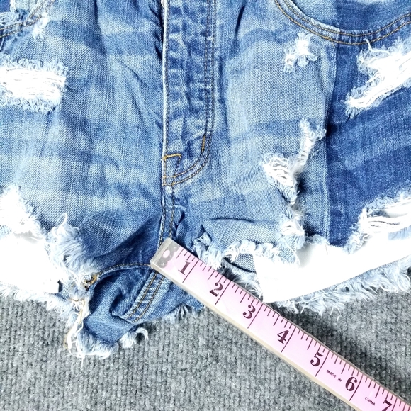American eagle vintage Hi-Rise Festival Women's Jeans Shorts size 6 - Picture 7 of 10